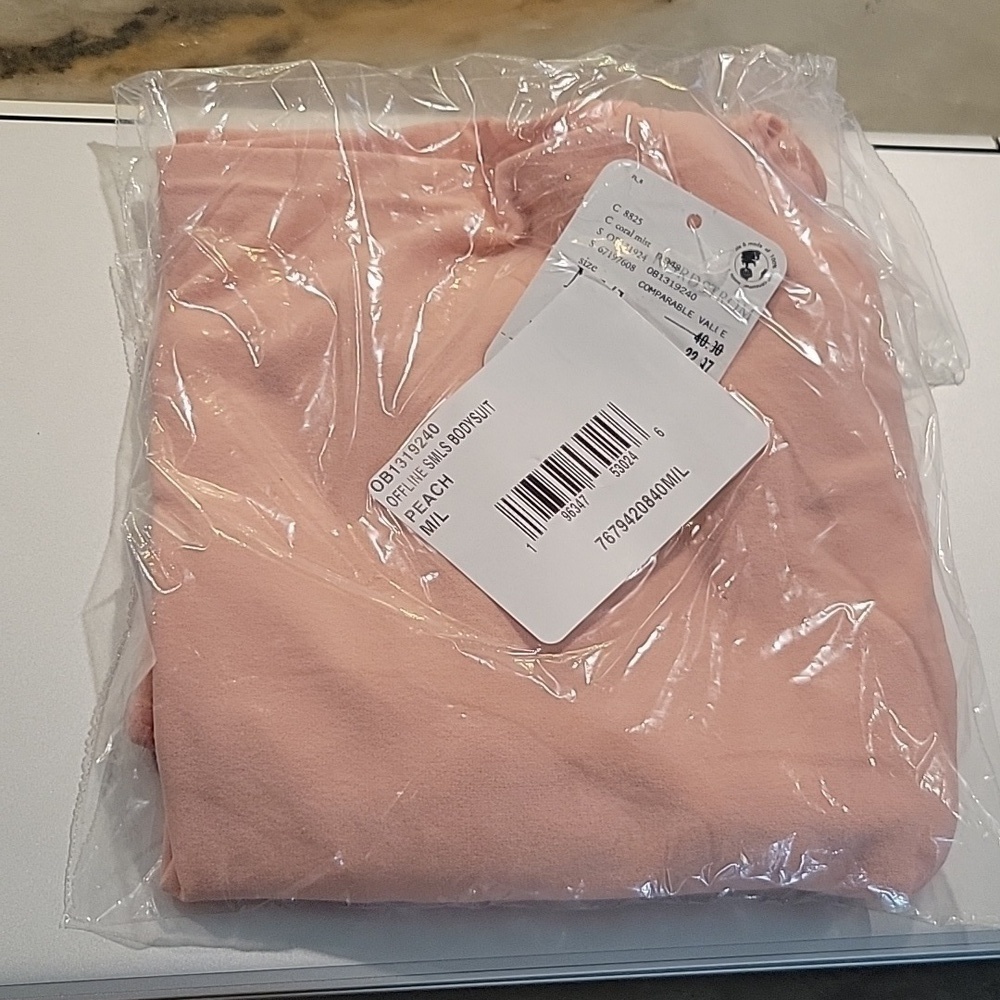 Free People FP Offline Tank Bodysuit in Peach NEW! - Picture 5 of 6